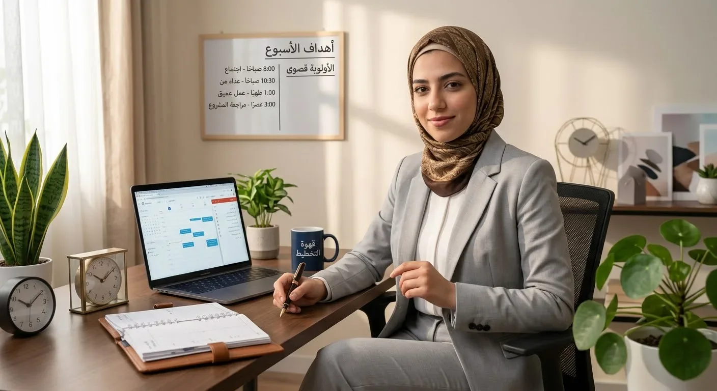 image about أفضل طرق تنظيم الوقت واستغلال اليوم بشكل أفضل