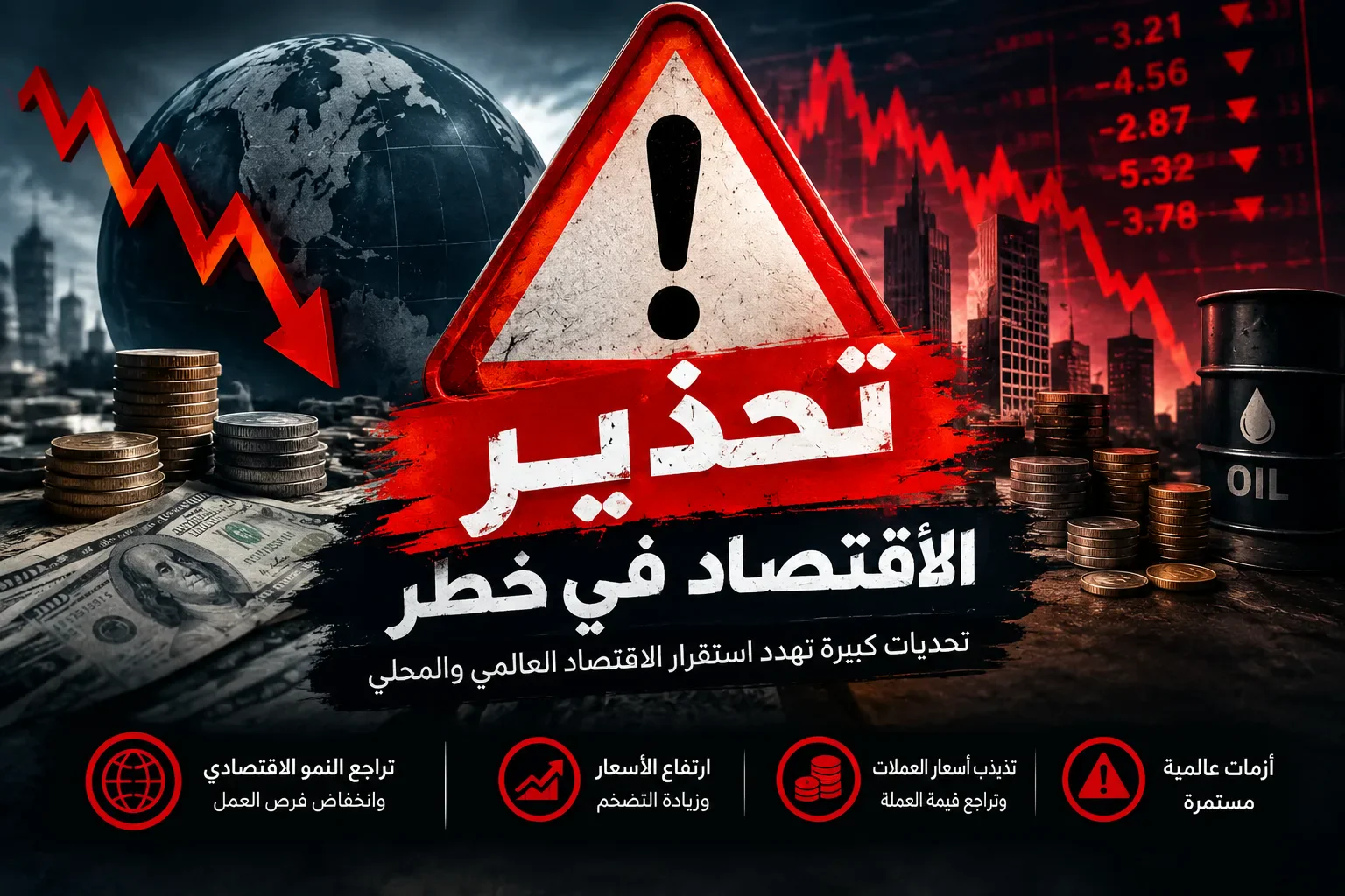 image about  تطورات جديدة في أسواق الطاقة والسندات ترفع المخاوف بشأن الاقتصاد العالمي