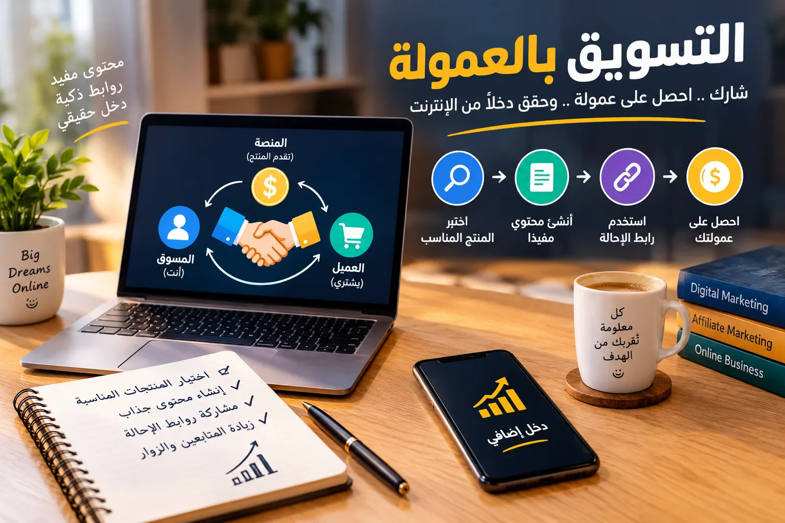 image about الربح من الإنترنت للمبتدئين: ابدأ من الصفر وحقق أول دخل لك