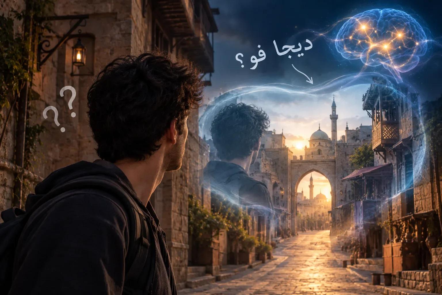 image about ليه ساعات بنحس إن الموقف ده حصل قبل كده؟ 😳