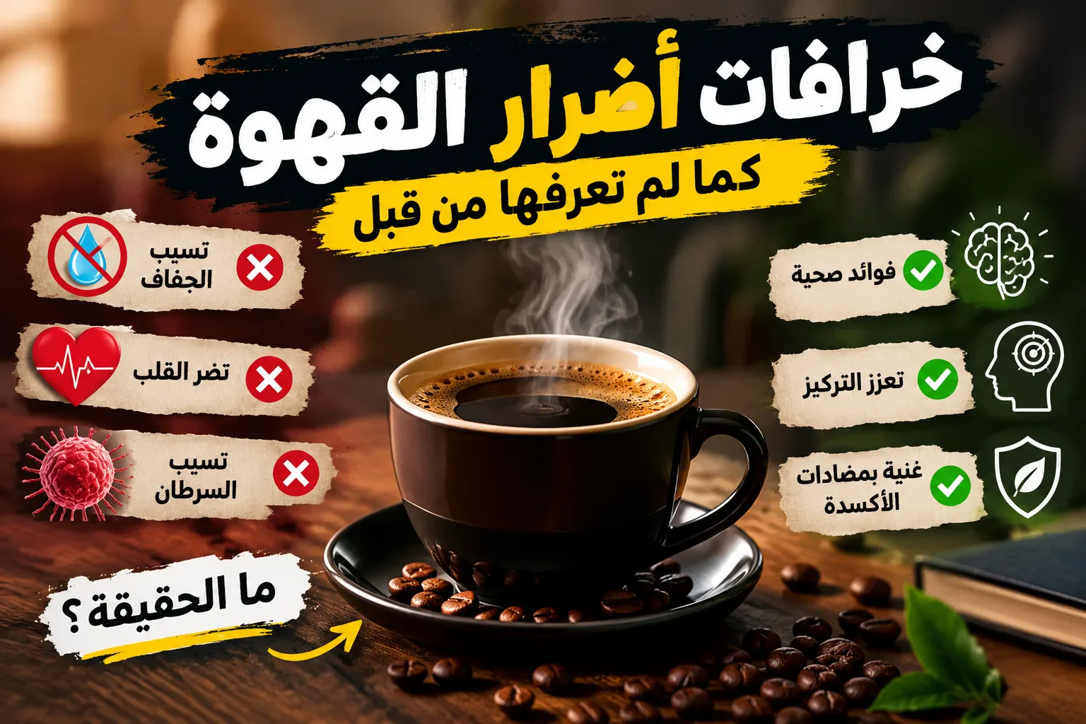 image about خرافات أضرار القهوة كما لم تعرفها من قبل.. ما الحقيقة وراء أشهر الشائعات؟