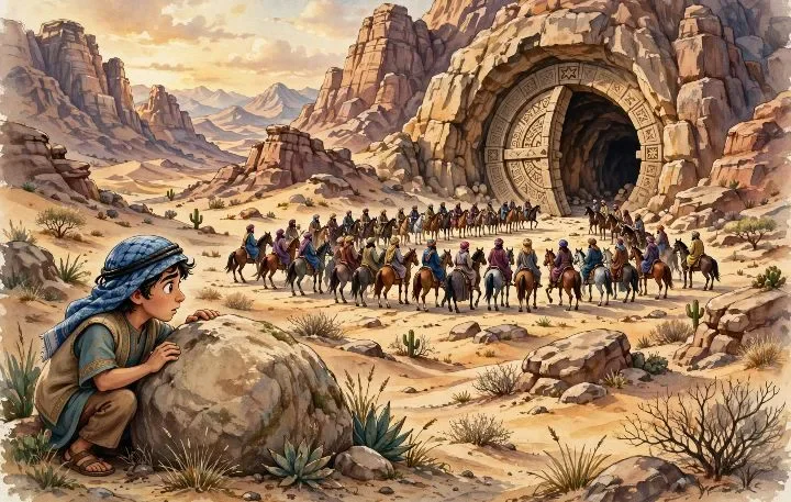 image about قصه على بابا والكنذ المسحور
