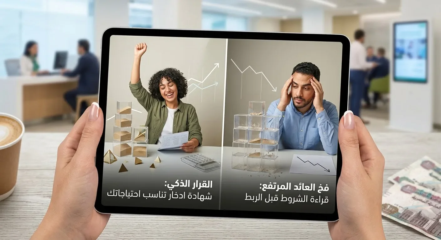 image about أعلى عائد مش كل حاجة.. 5 أسئلة اسألها قبل شراء شهادة ادخار