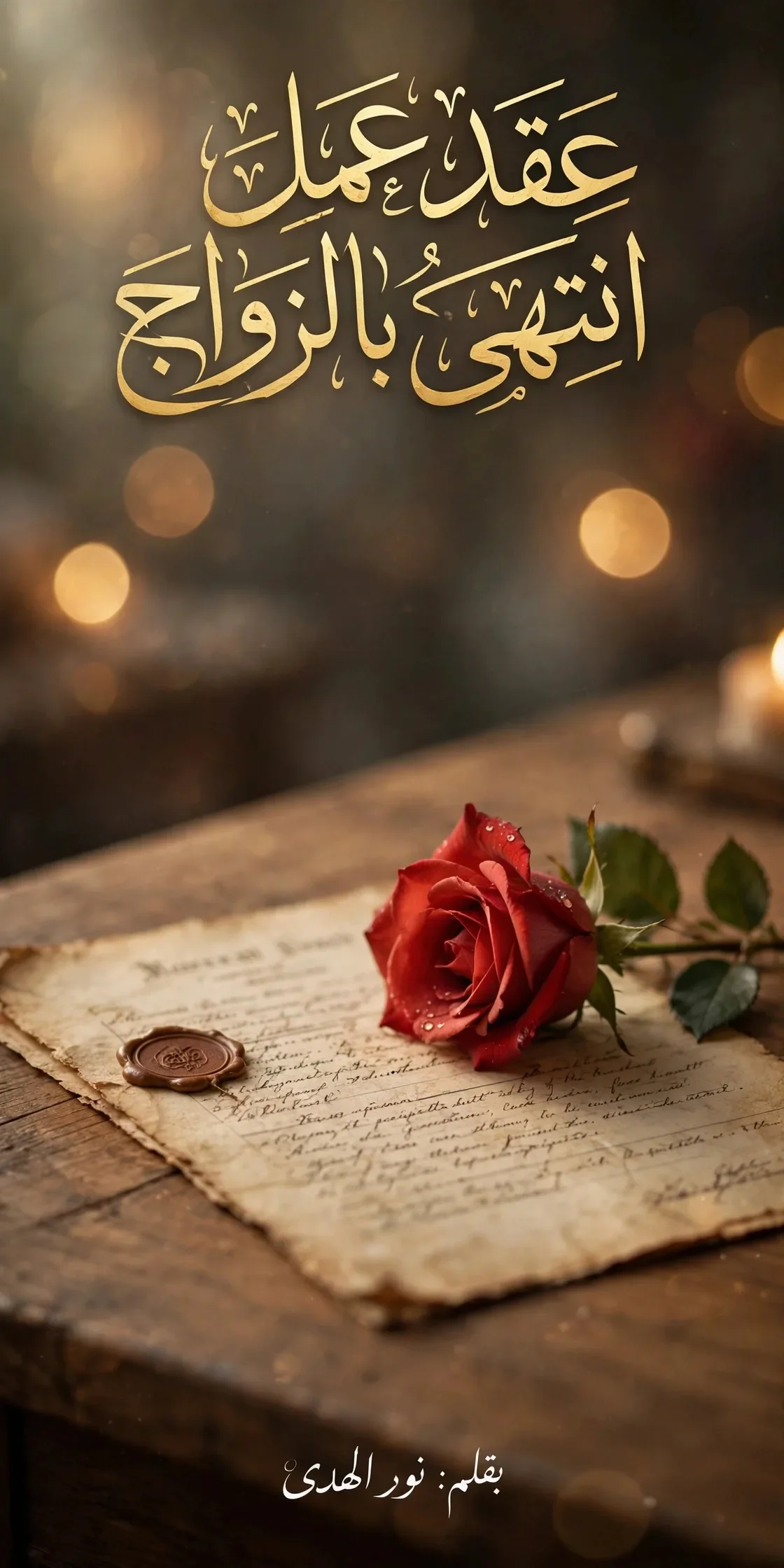 image about عقد عمل انتهى بالزواج 