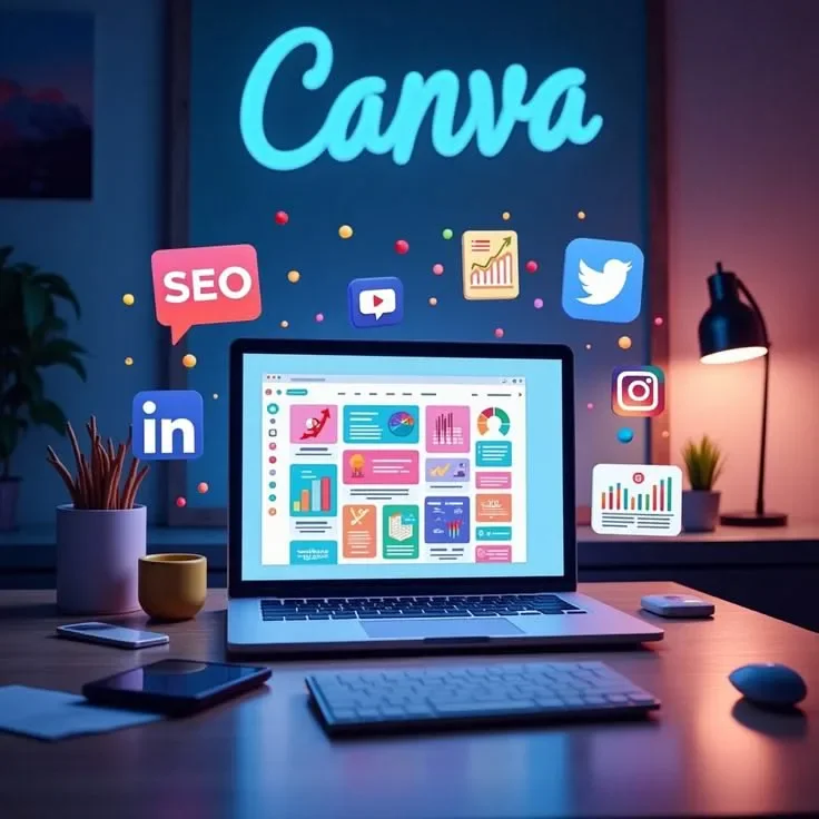 image about Canva للمبتدئين: دليلك العملي لتصميم أي شيء من الصفر