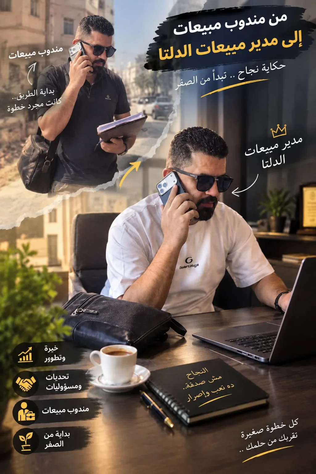 image about من البداية إلى التقدم المهني: خطوات عملية لبناء مستقبل وظيفي أفضل