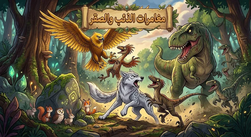 image about مغامرات الذئب والصقر