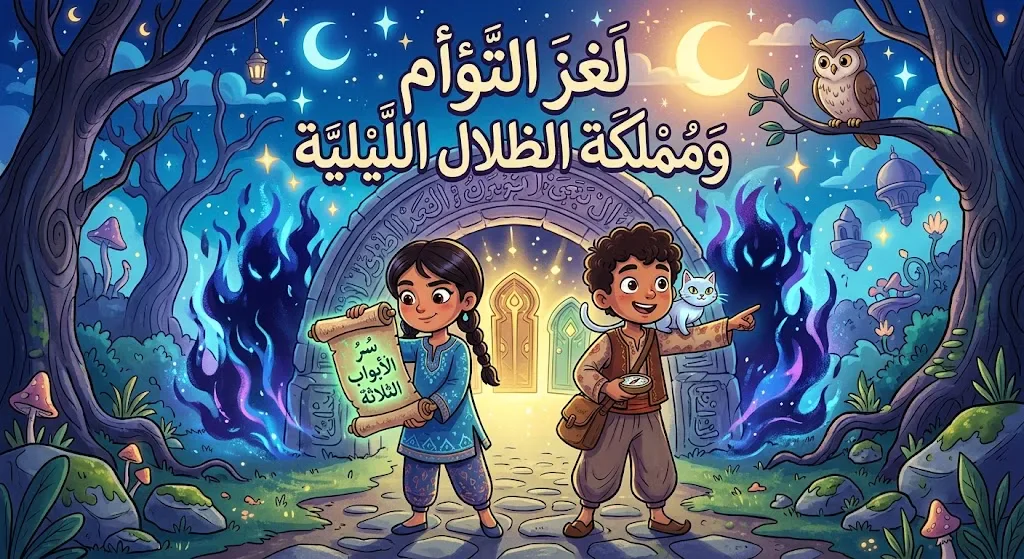 image about لغز التوأم ومملكة الظلال الليلية