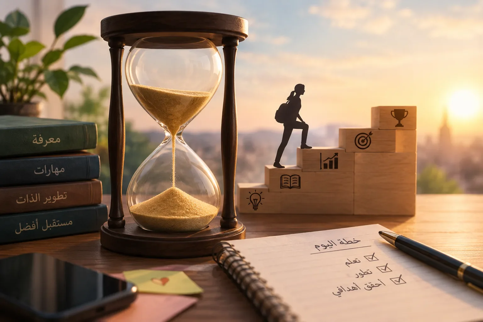 image about إستراتيجيات التغيير: كيف تصنع وقتك وتطور ذاتك؟