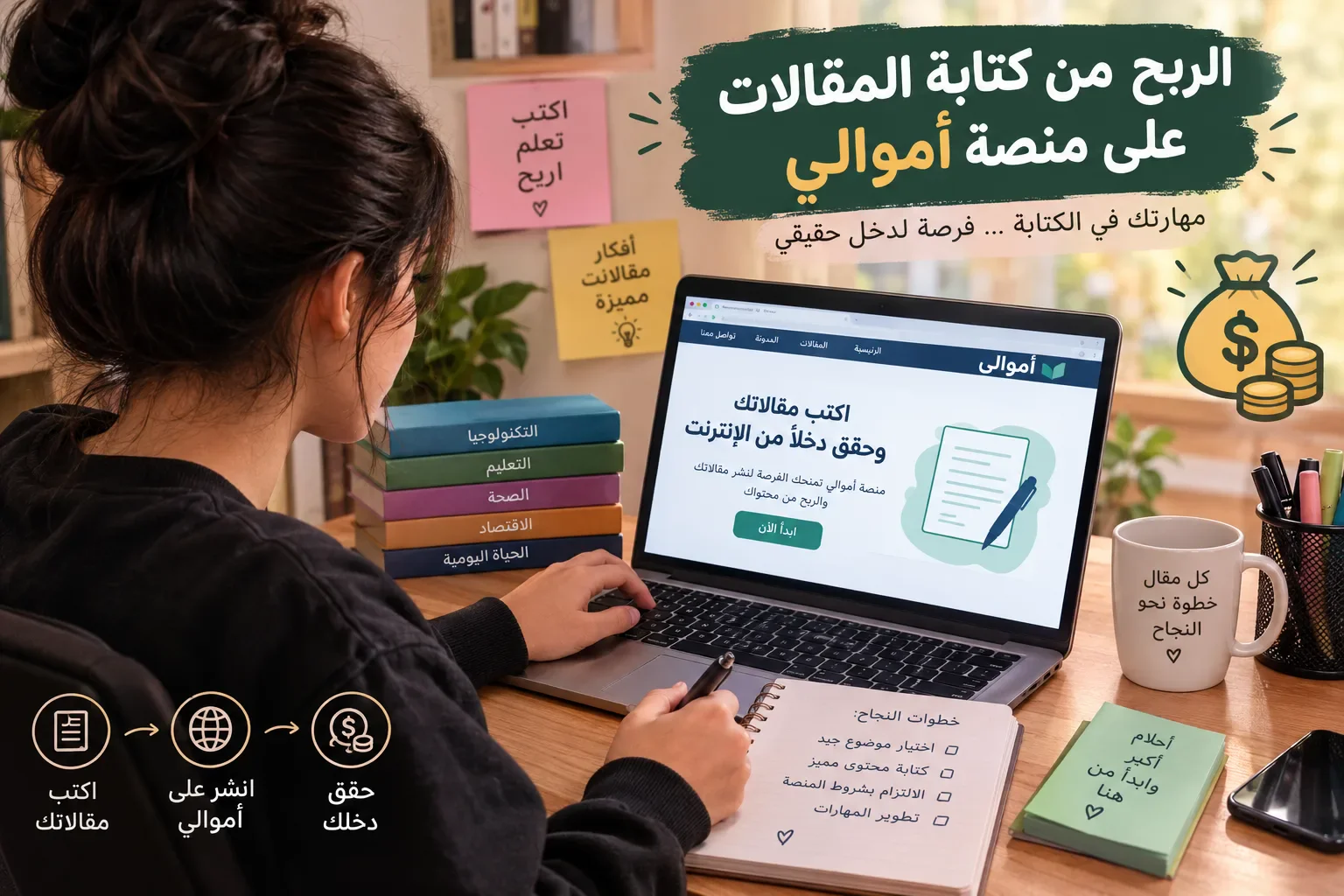 image about الربح من كتابة المقالات من المنزل: منصات حقيقية للمبتدئين