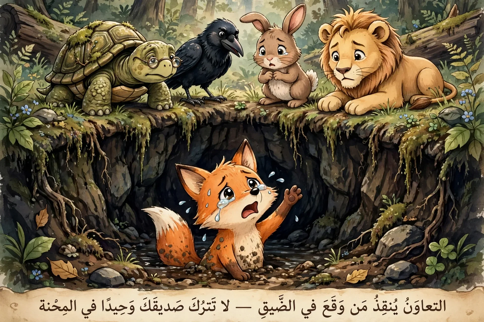 image about التعلب المكار والارنب 