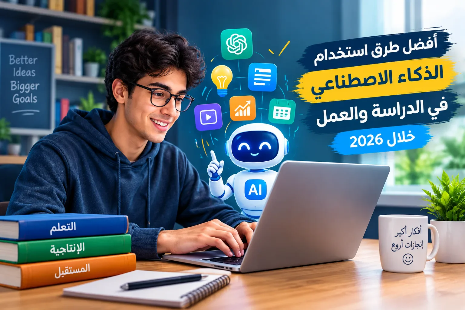 image about كيف يساعدك الذكاء الاصطناعي في الدراسة والعمل؟