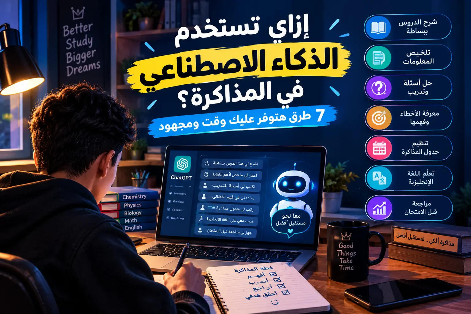 image about إزاي تستخدم الذكاء الاصطناعي في المذاكرة؟ 7 طرق هتوفر عليك وقت و مجهود