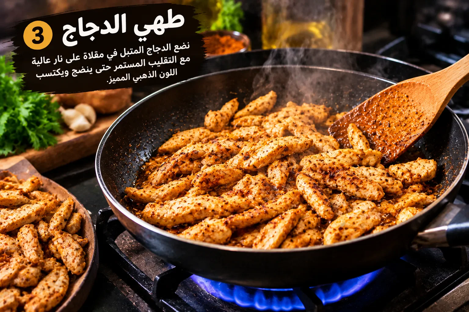 image about طريقة عمل شاورما الدجاج مثل المطاعم في المنزل: الدليل الكامل خطوة بخطوة