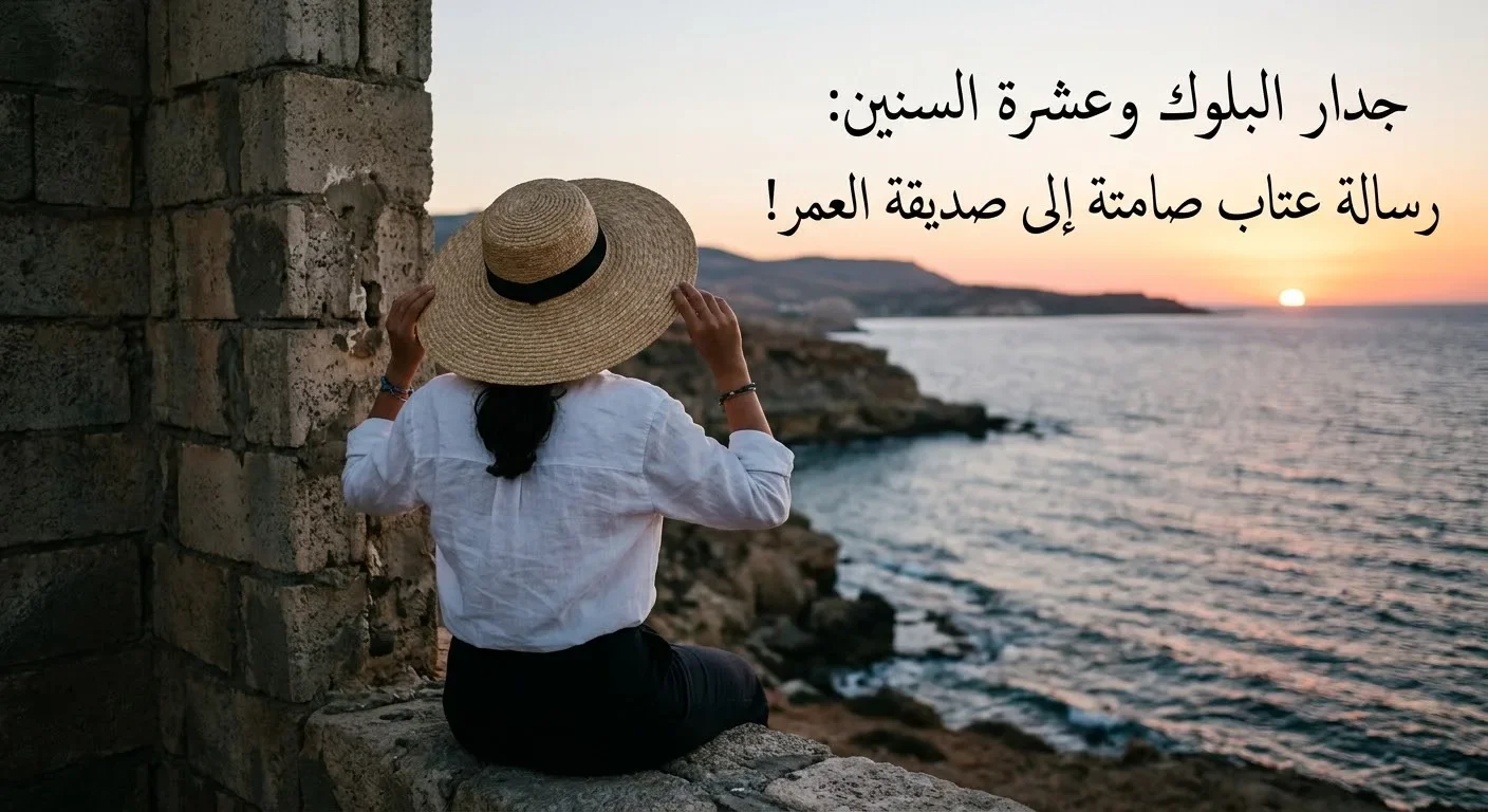 image about جدار البلوك وعشرة السنين: رسالة عتاب صامتة إلى صديقة العمر!