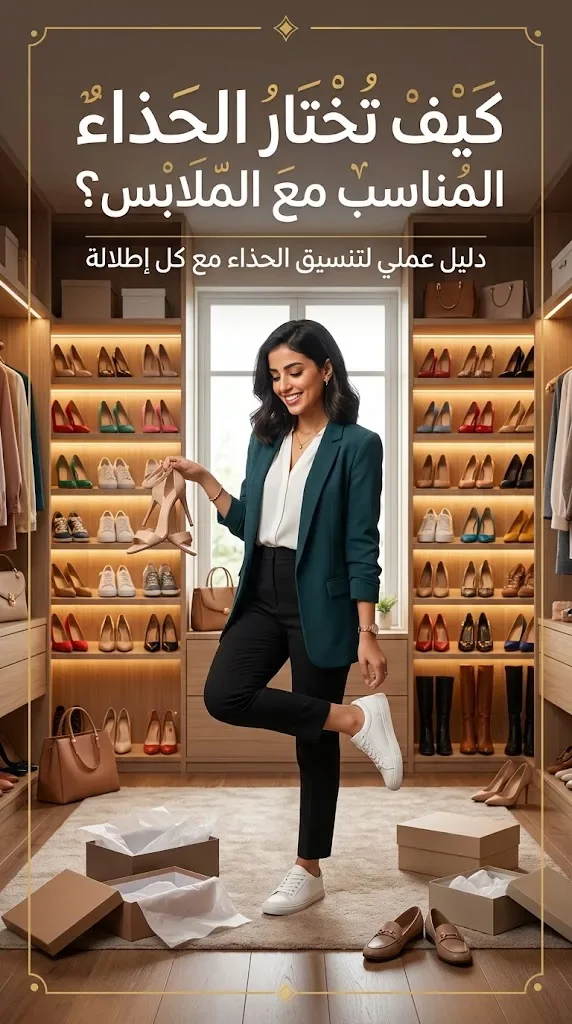 image about كيف تختار الحذاء المناسب مع الملابس؟ دليل عملي لتنسيق الحذاء مع كل إطلالة