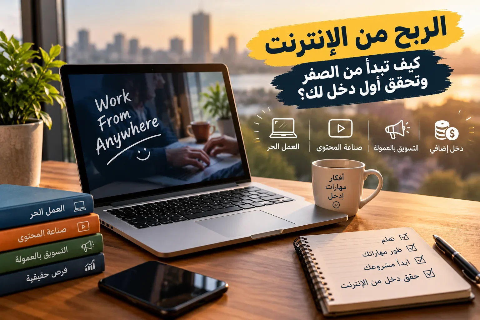 image about الربح من الإنترنت للمبتدئين: أول خطوة نحو أول دخل لك بدون خبرة