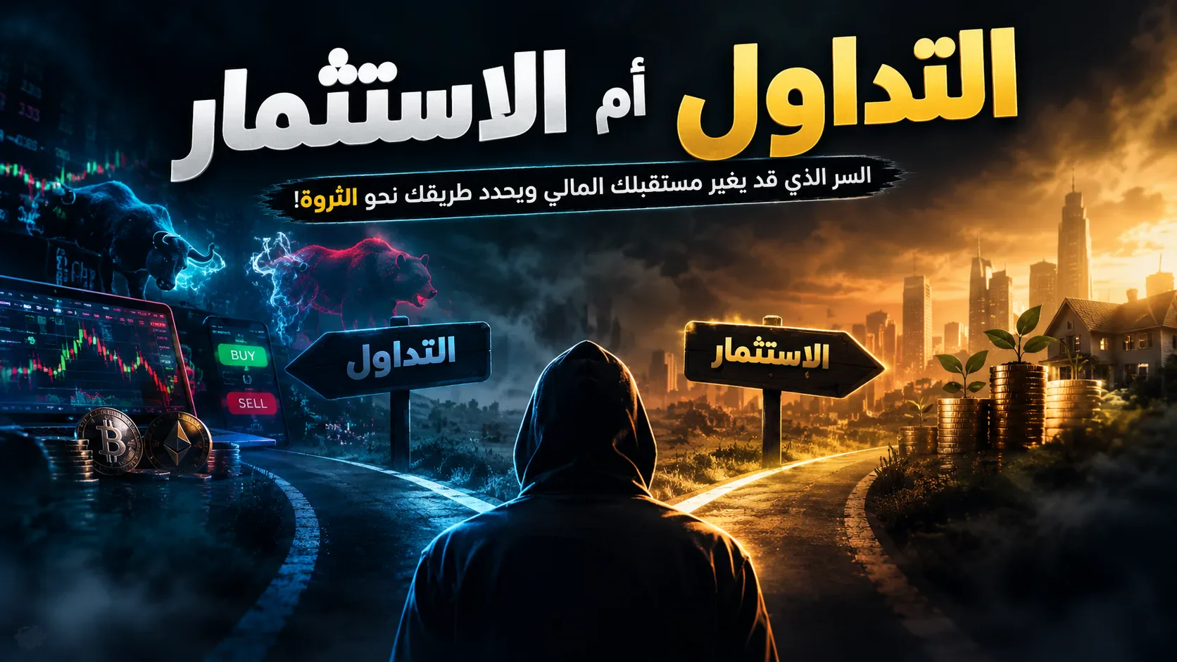 image about 🔥 التداول أم الاستثمار؟ السر الذي قد يغيّر مستقبلك المالي ويحدد طريقك نحو الثروة ام نحوي الهاوية !