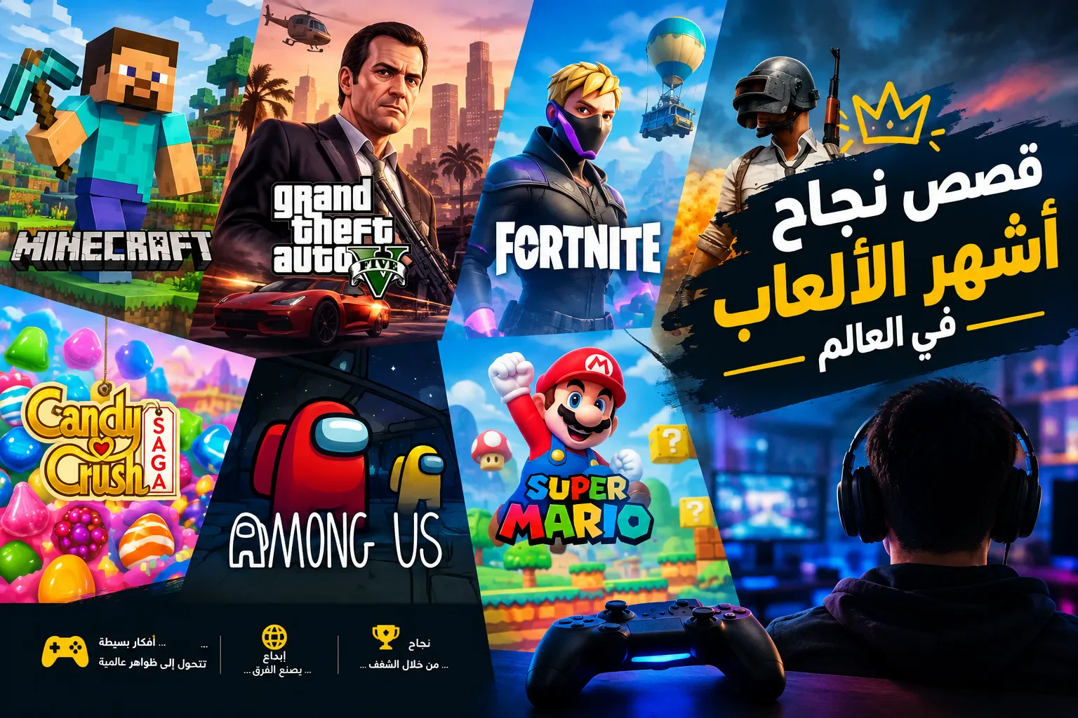 image about قصص نجاح اشهر الألعاب