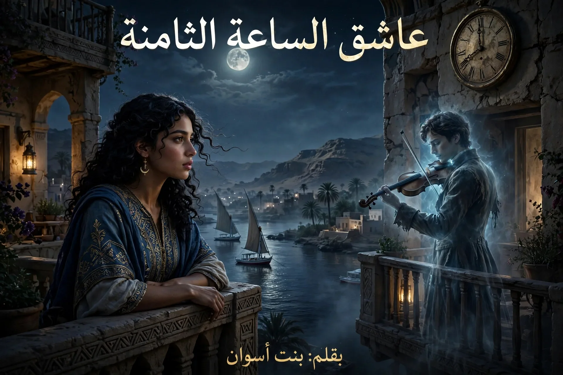 image about الساعة8 احببت شبحا ياتى كل ليلة