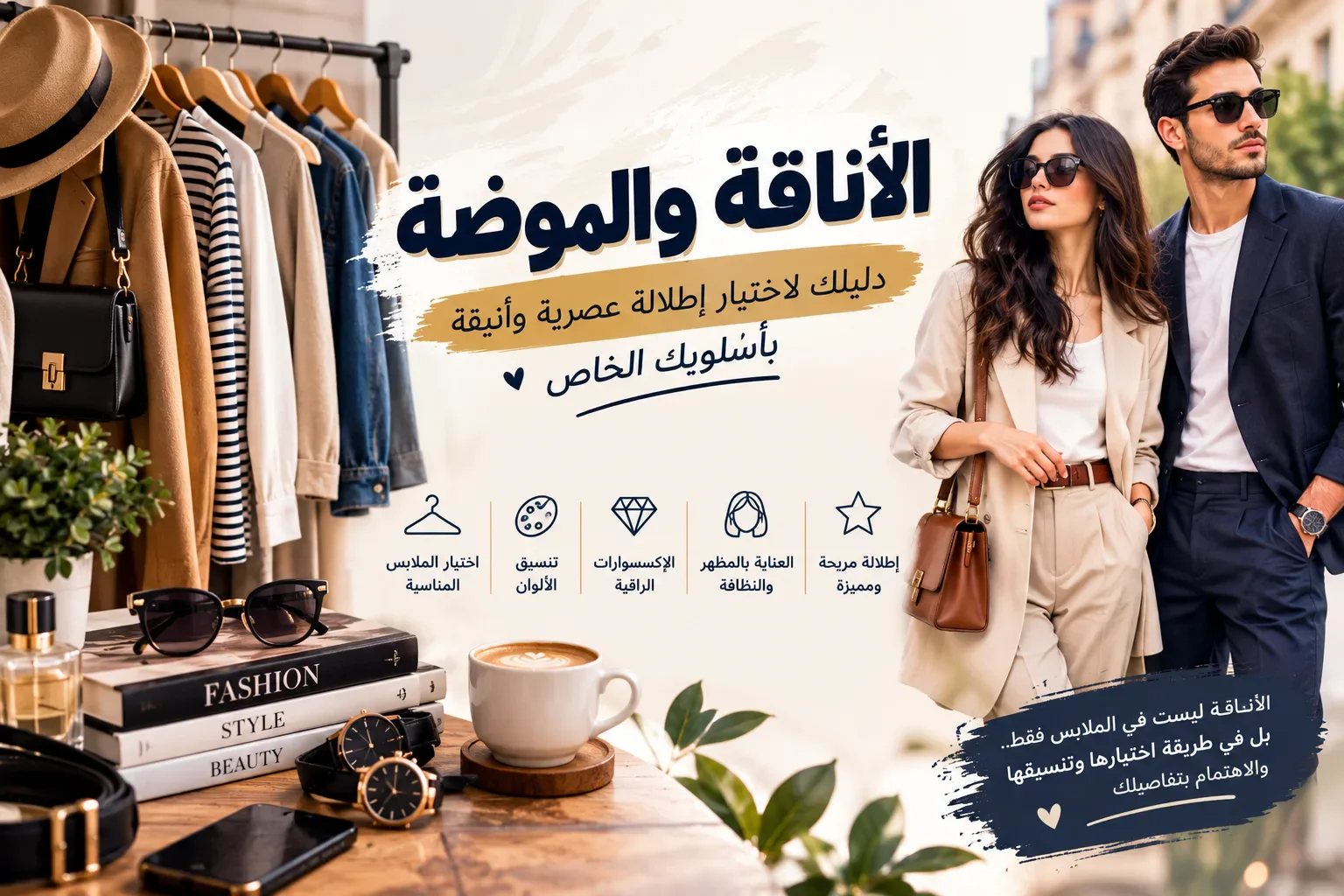 image about  الأناقة والموضة: دليلك لاختيار إطلالة عصرية وأنيقة بأسلوبك الخاص.