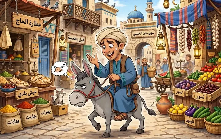 image about جحا والحمار العنيد 