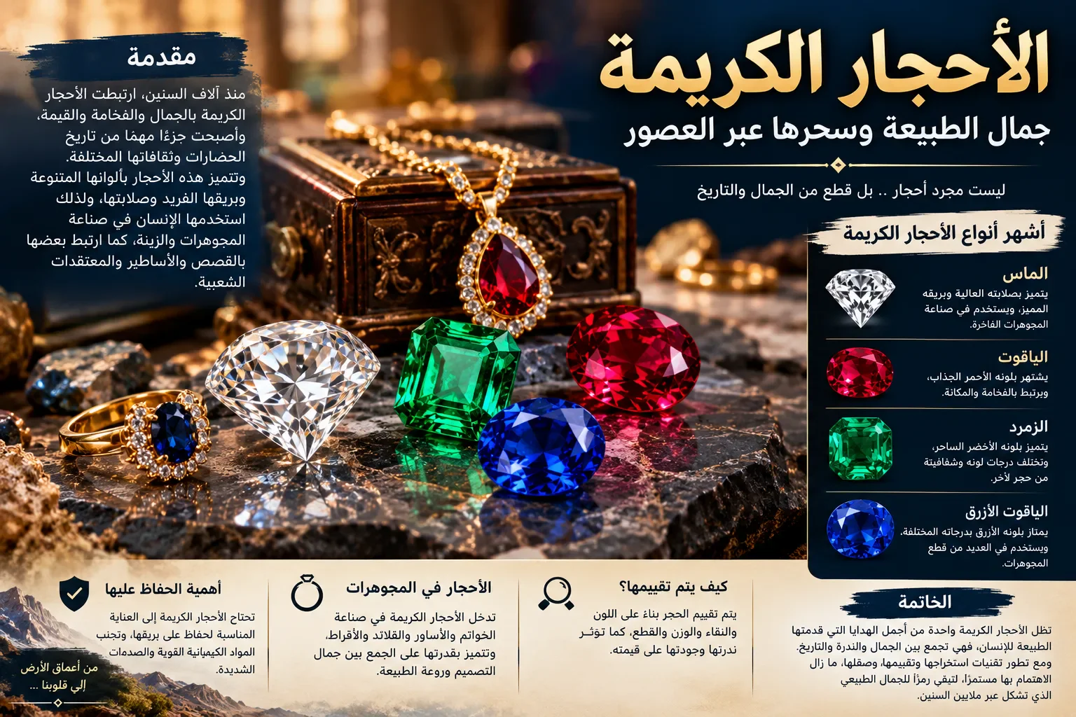 image about الاحجار الكريمة عنوان للطبيعة