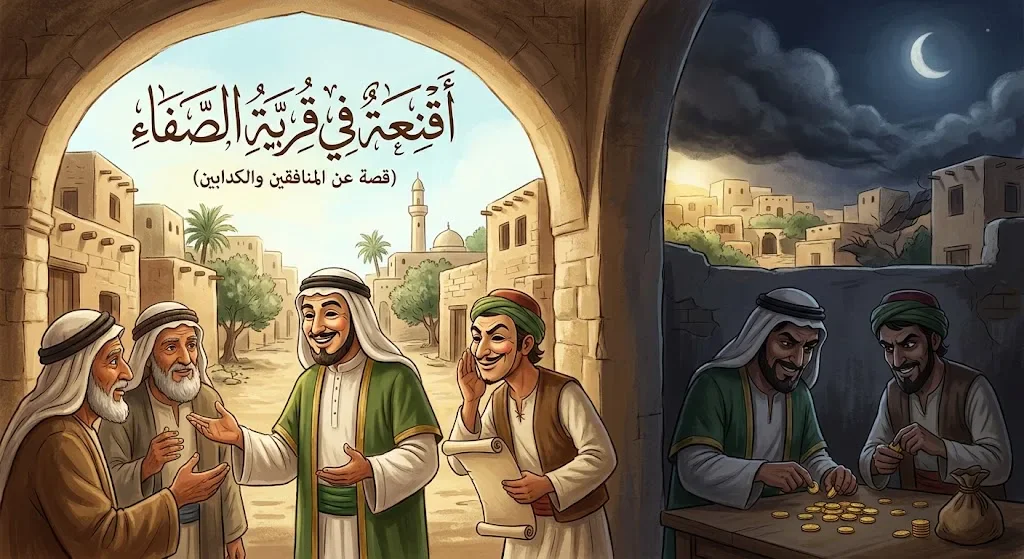image about اقنعة فى قرية الصفاء و سالم وطارق