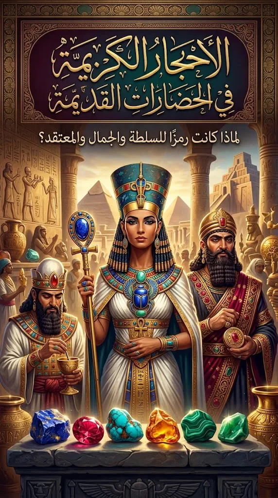 image about الأحجار الكريمة في الحضارات القديمة.. لماذا كانت رمزًا للسلطة والجمال والمعتقد؟