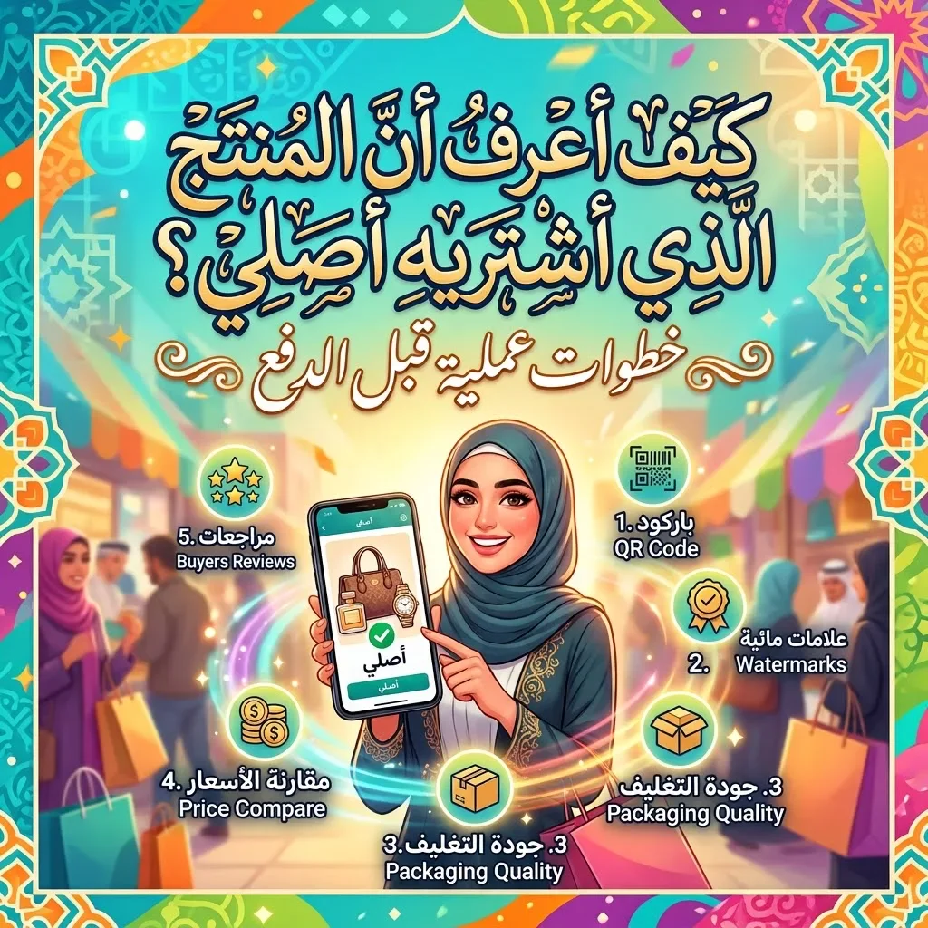 image about كيف أعرف أن المنتج الذي أشتريه أصلي؟ خطوات عملية قبل الدفع