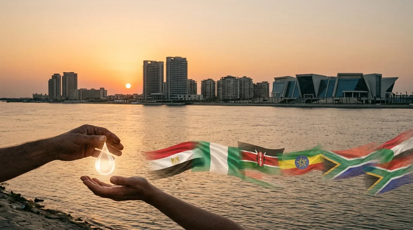 image about مياه النيل على طاولة العلمين: رسالة مصر إلى أفريقيا من قلب منتدى الأعمال