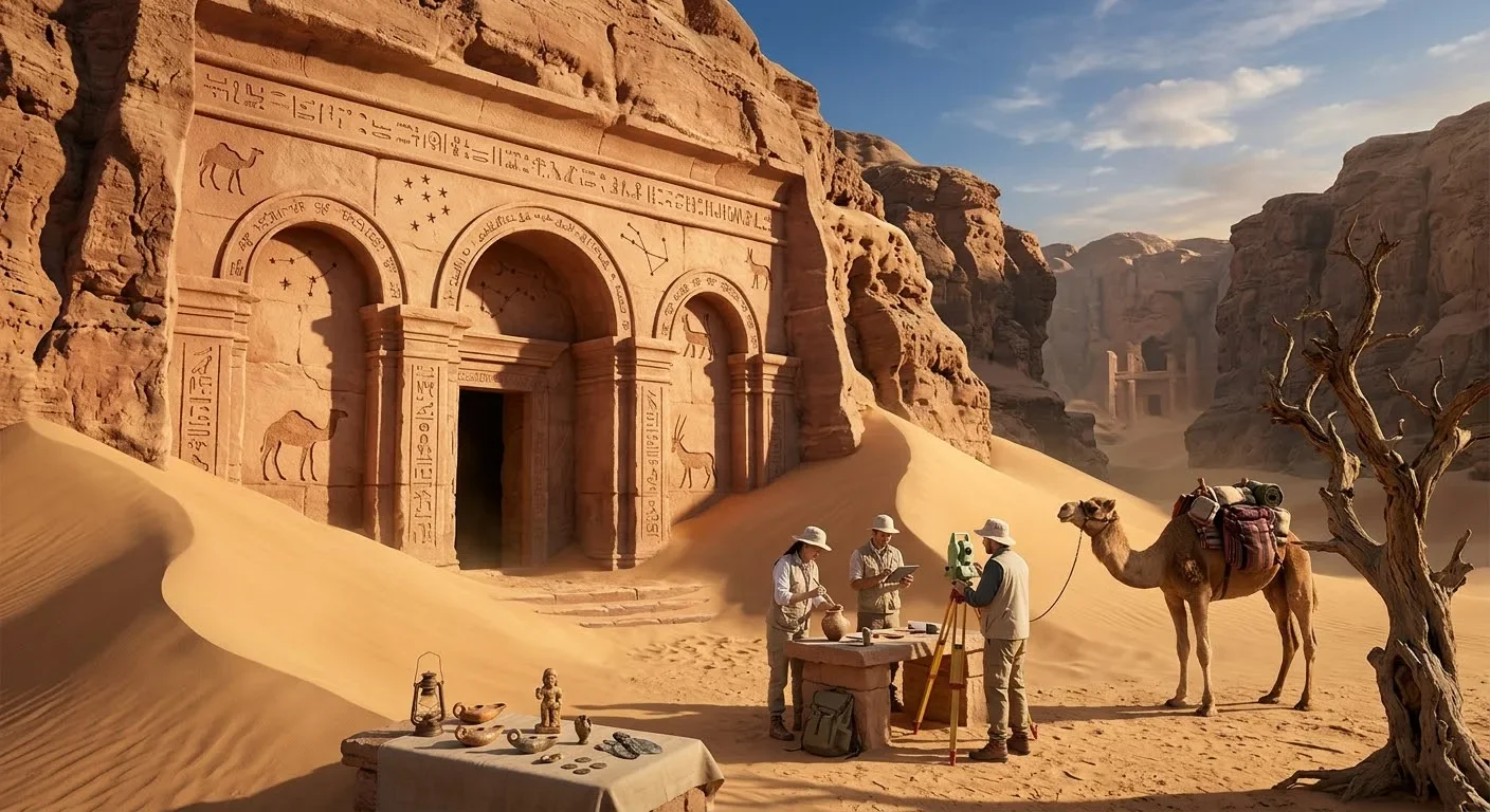 image about أسرار الصحراء التي لم تُكتشف بالكامل: خبايا وألغاز مدفونة تحت الرمال الذهبية 🏜️✨