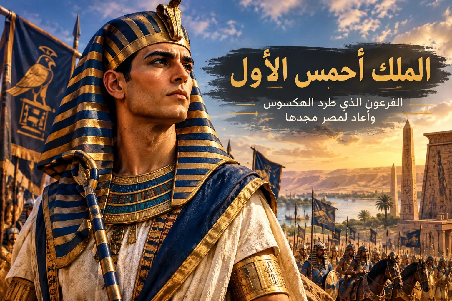 image about الملك أحمس الأول.. الفرعون الذي طرد الهكسوس وأعاد لمصر مجدها وبدأ عصر الإمبراطورية المصرية