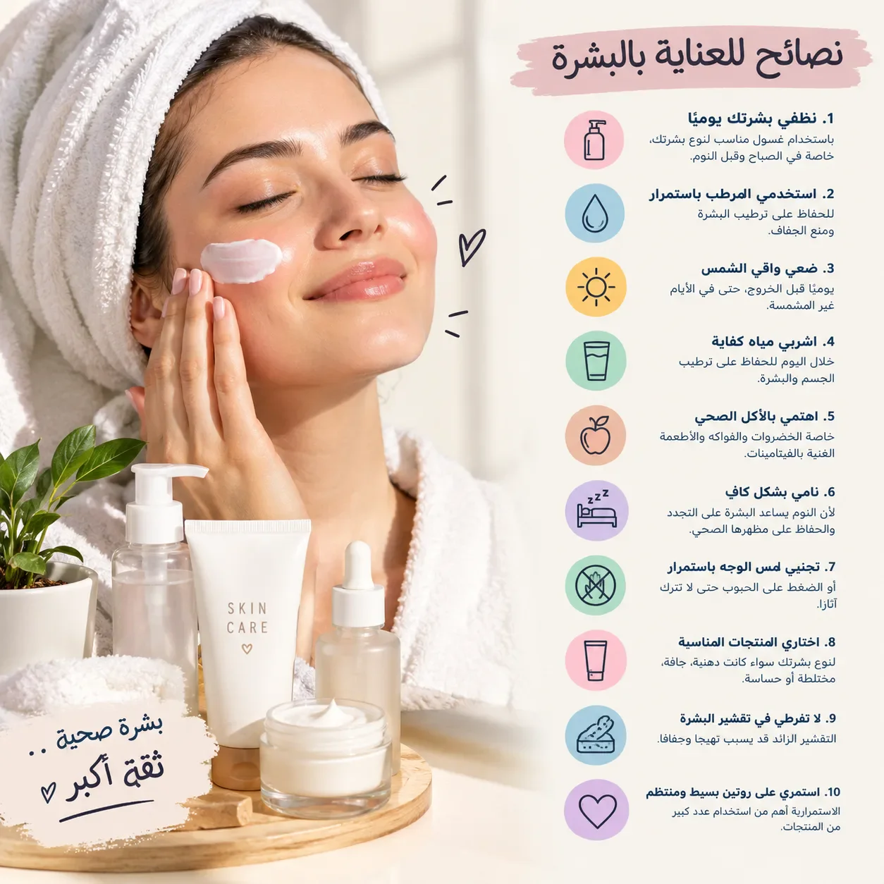 image about العنايه بالبشره الصحيه