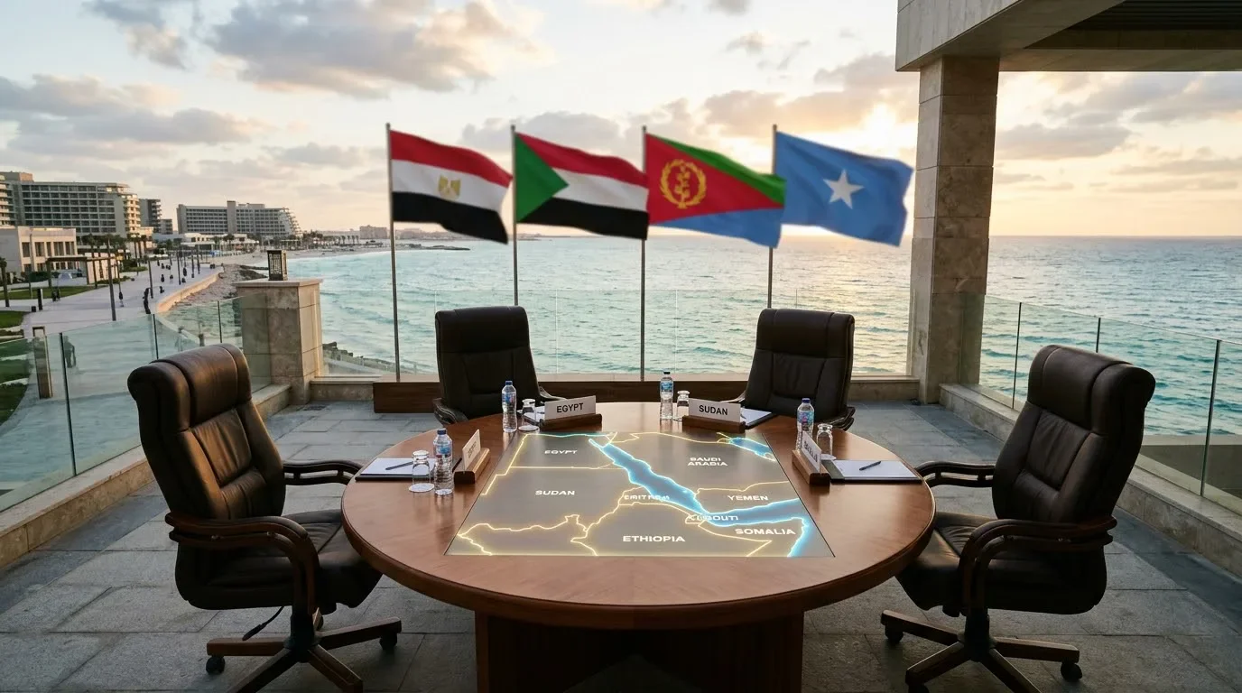 image about قمة العلمين الرباعية: السيسي يجمع قادة السودان وإريتريا والصومال تحت ظل أزمة إثيوبيا