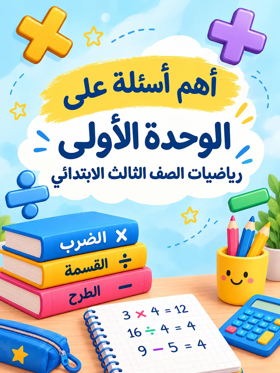 image about أسئلة علي الوحدة الاولي للصف الثالث الابتدائى 