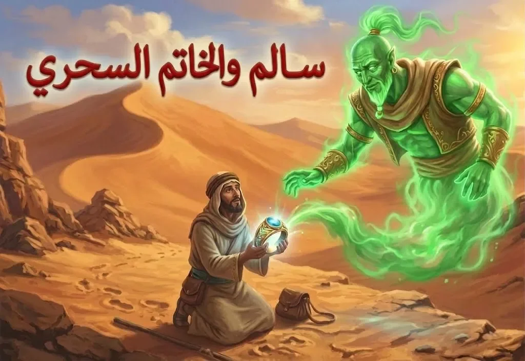 image about سالم والخاتم السحرى
