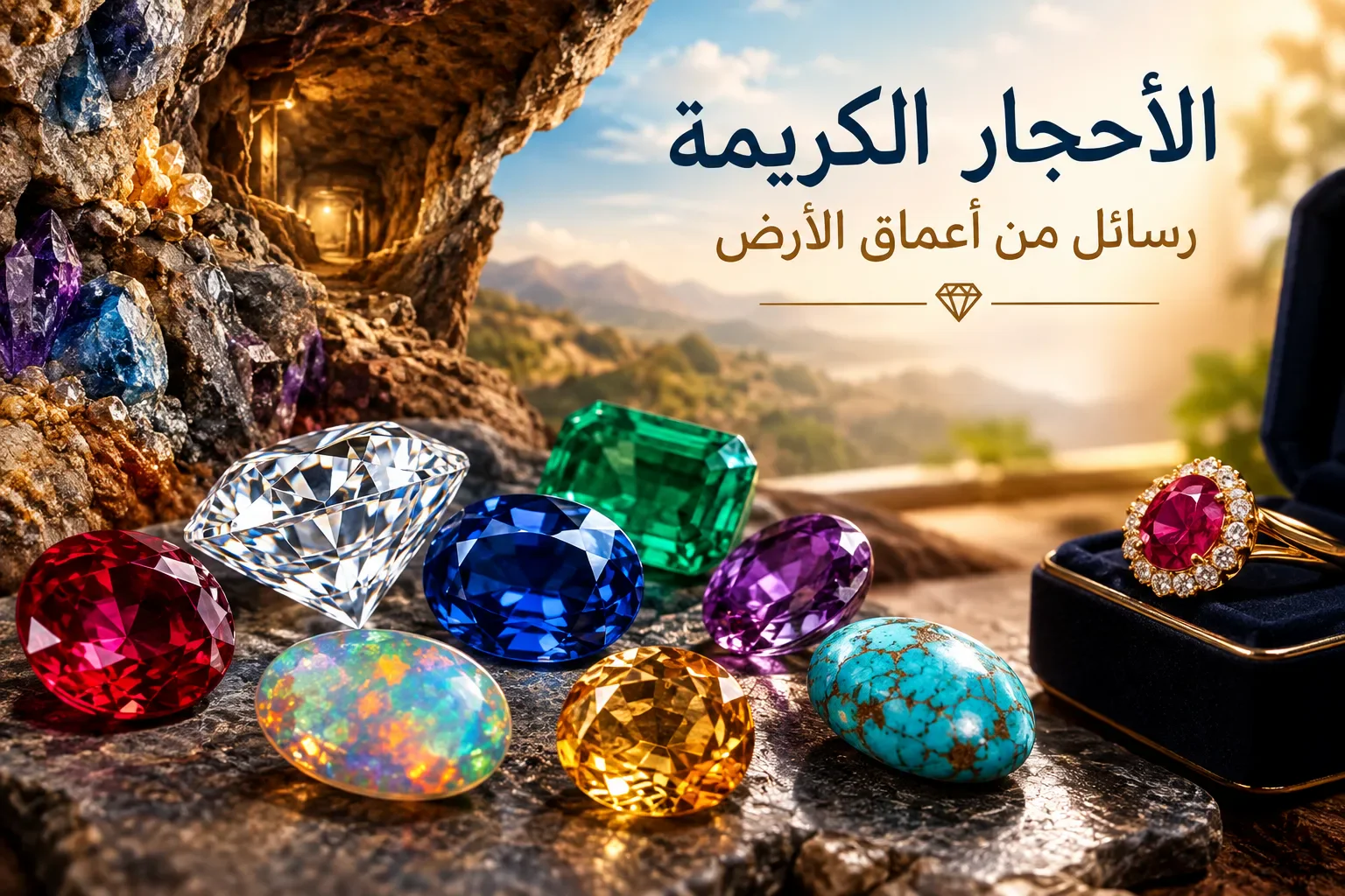image about الأحجار الكريمة: رسائل من أعماق الأرض
