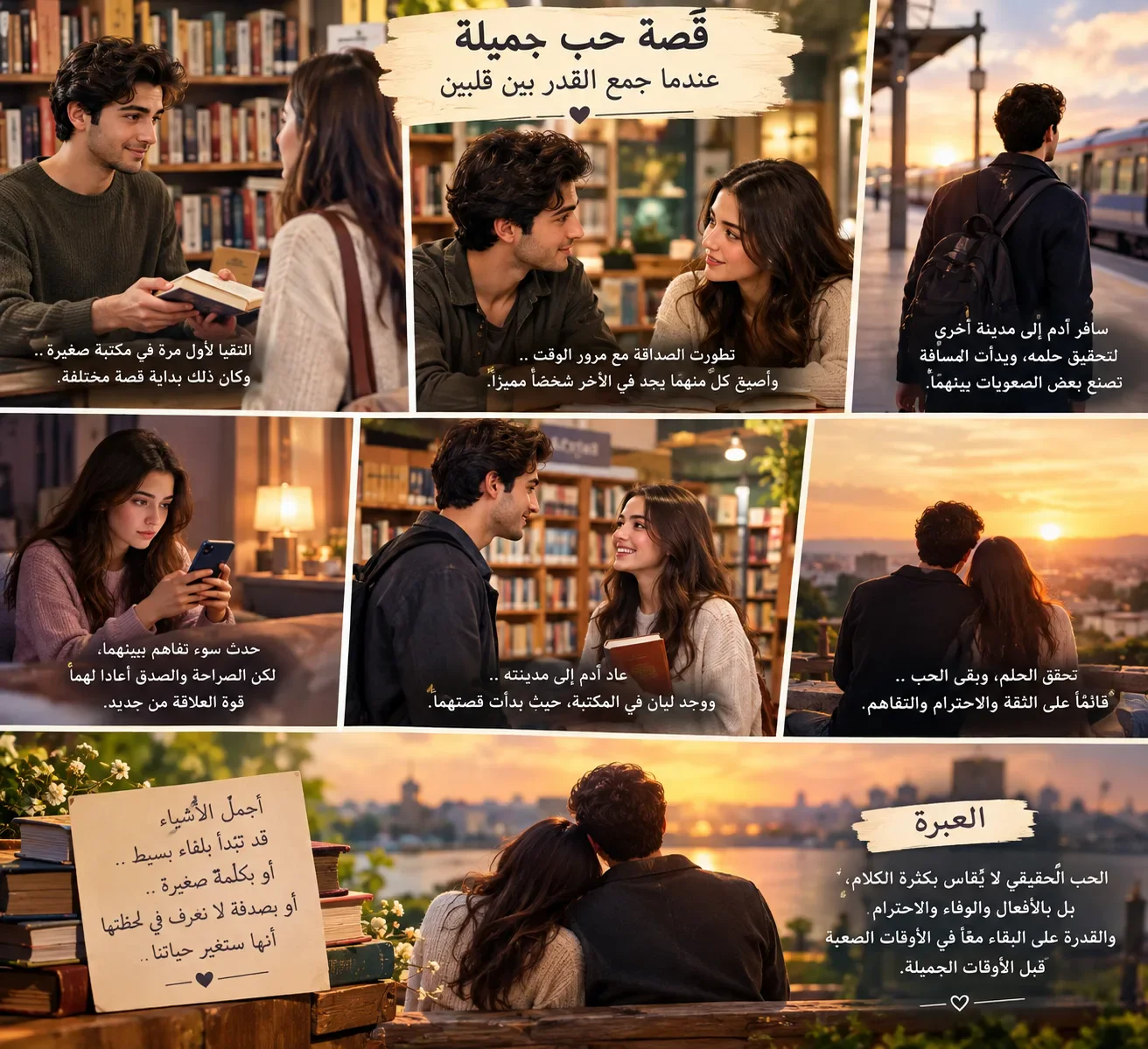 image about ❤️ قصة حب جميلة: عندما جمع القدر بين قلبين
