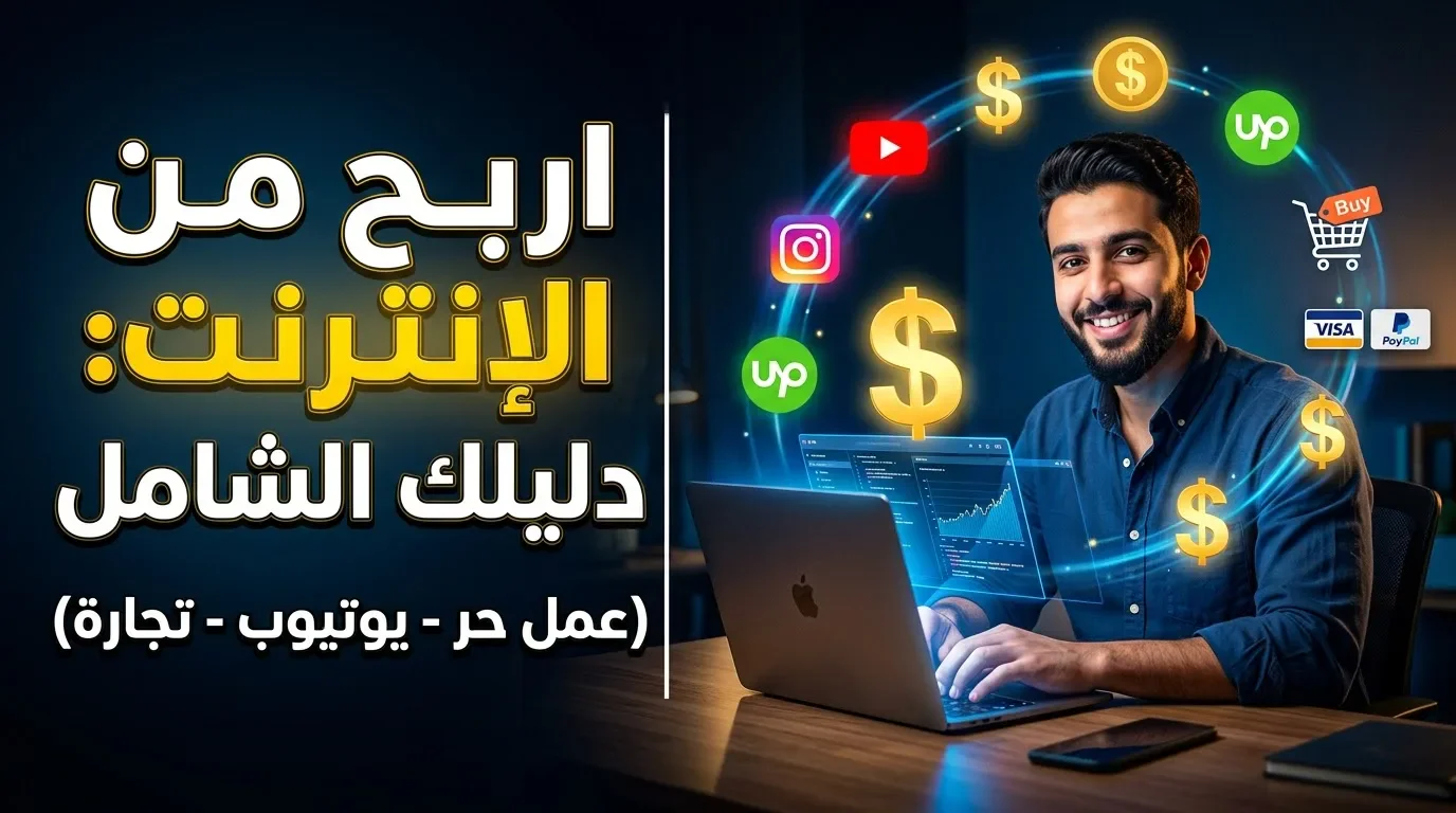 image about الربح من الإنترنت: دليلك الواقعي للبدء من الصفر بدون وهم ولا نصب