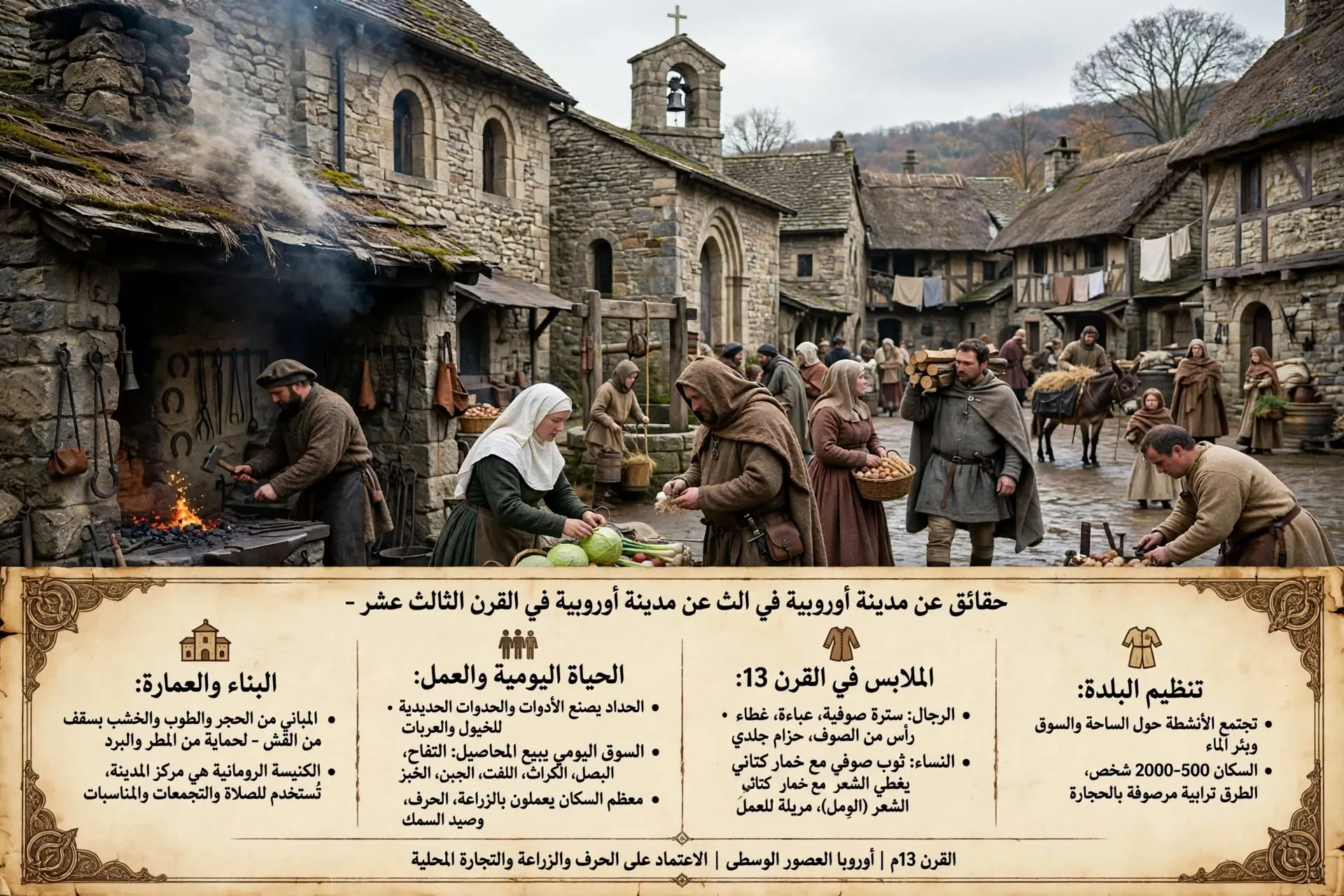 image about حقائق مؤكدة عن العصور الوسطى: كيف كانت الحياة اليومية فعلاً