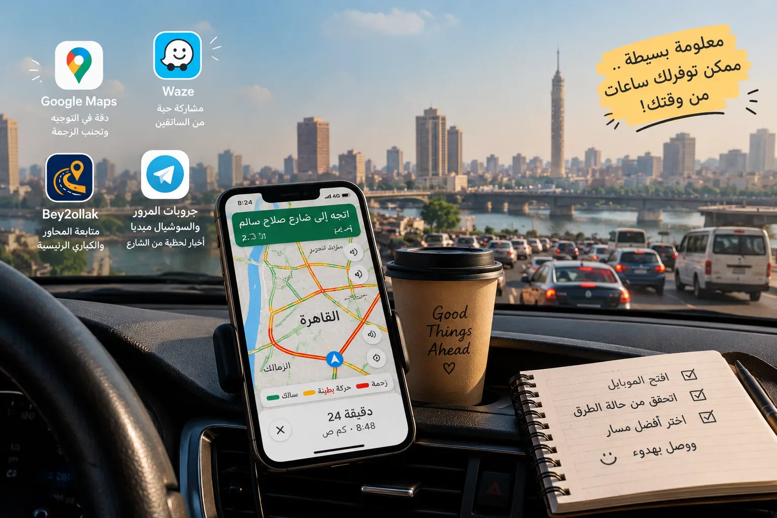 image about إزاي تعرف الزحمة قبل ما تنزل