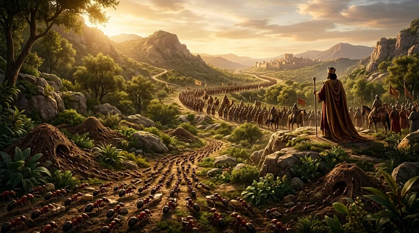 image about قصة النملة مع سليمان عليه السلام.. موقف صغير علّمنا درس كبير