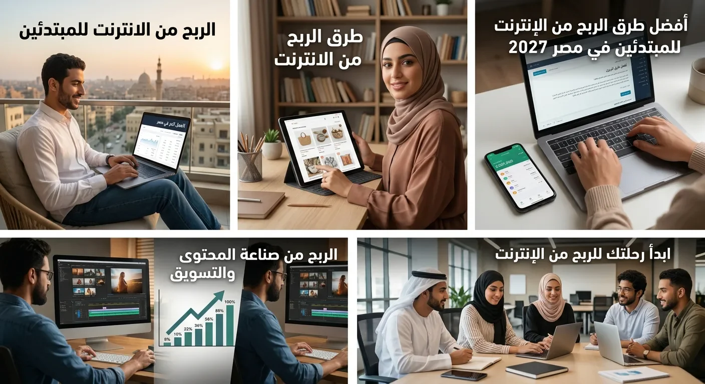 image about كيف تبدأ العمل عبر الإنترنت من الصفر؟ دليل عملي للمبتدئين في 2027