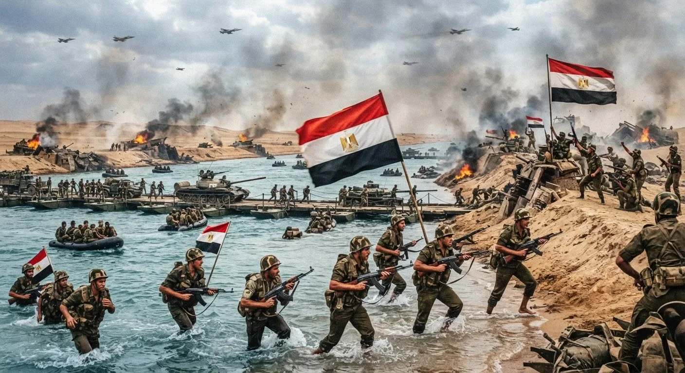 image about حرب أكتوبر.. ملحمة انتصار وفرحة شعب لا تُنسى  مقدمة ونشهد علي قوتنا وشجاعة جنودنا في المعارم