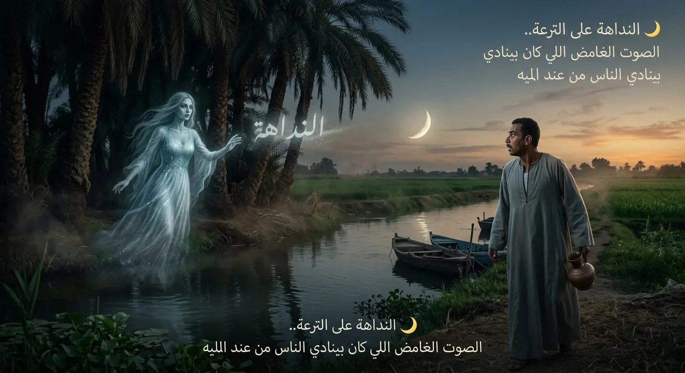 image about 🌙 النداهة على الترعة.. الصوت الغامض اللي كان بينادي الناس من عند الميه