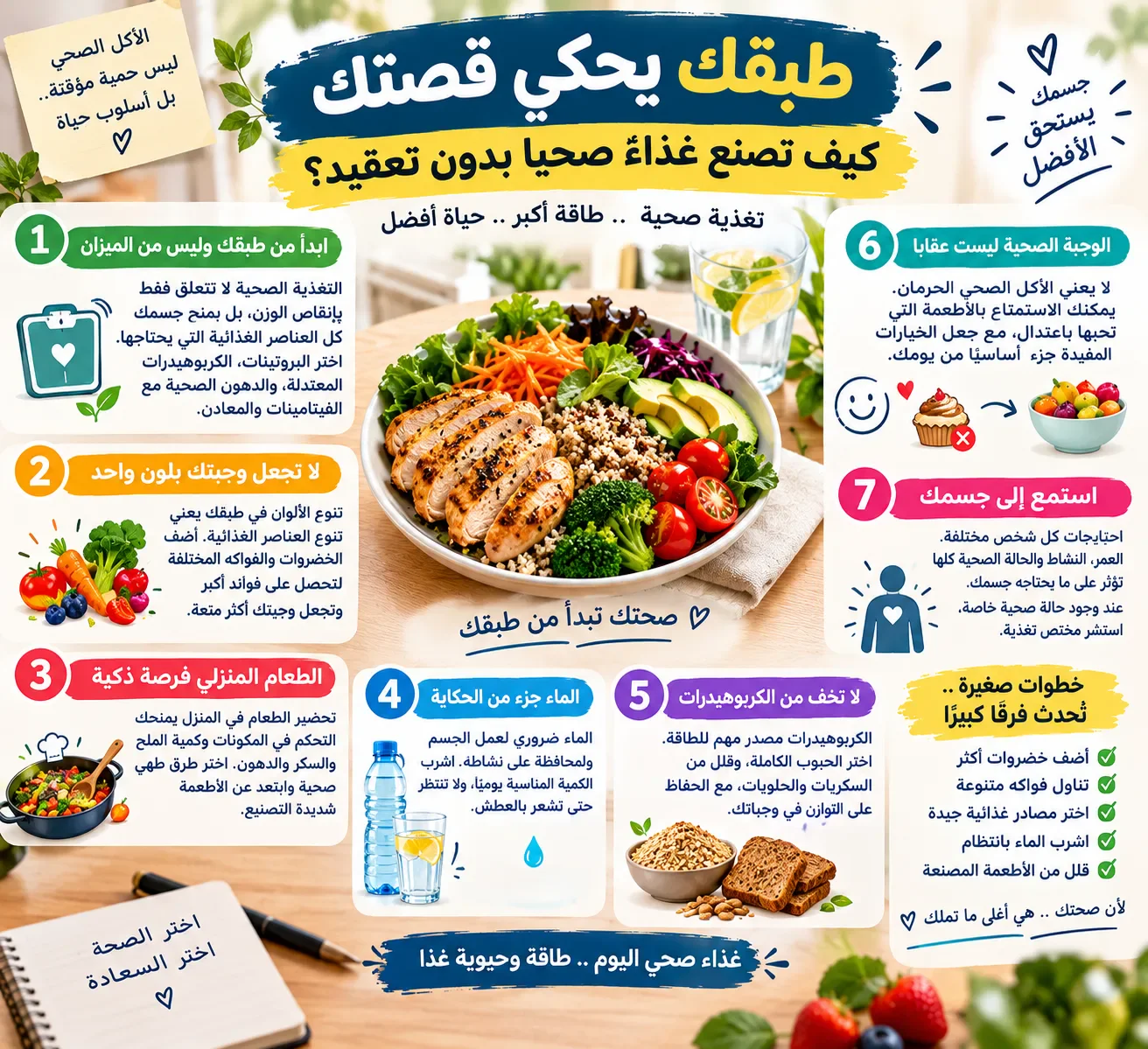 image about التغذية الصحية: خطوات بسيطة لبناء جسم أكثر قوة وحياة أفضل