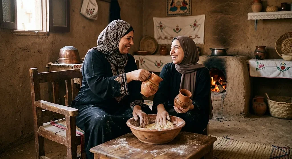 image about اكفى القدرة على فمها تطلع البنت لأمها