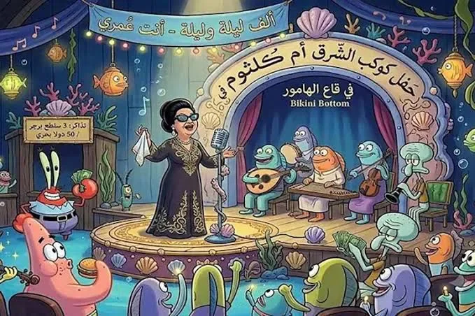 image about سكان قاع الهامور.. كيف تحولت مدينة سبونج بوب الخيالية إلى ترند في مصر؟