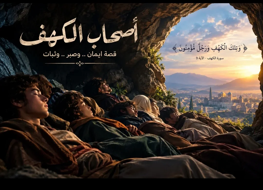 image about أصحاب الكهف: قصة إيمانية عظيمة تحمل دروسًا خالدة في الثبات والإيمان